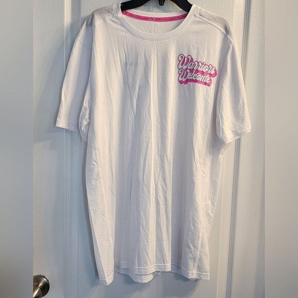 NWT Puma Barbells for Boobs Workout Tee Shirt Size Medium - Picture 1 of 6